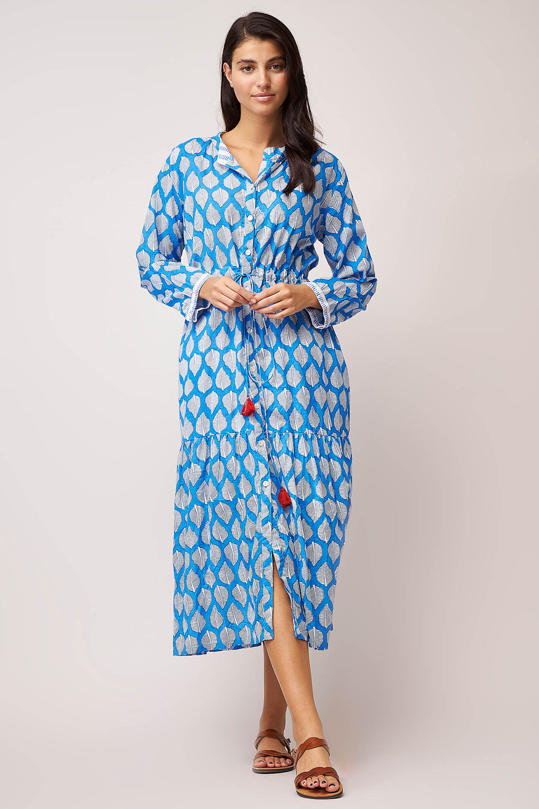 Dream Tuscany AN618B Lofi Blue Shirt Dress - Shirley Allum Boutique