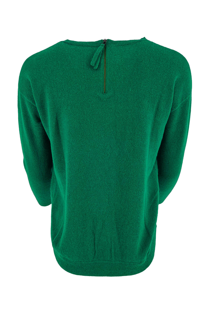 Estheme Cashmere WES1558H Green Jumper - Shirley Allum Boutique