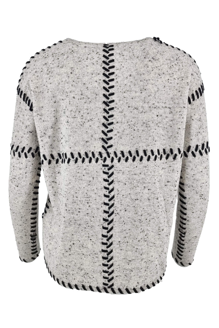 Estheme Cashmere WES1699H Grey Jumper - Shirley Allum Boutique