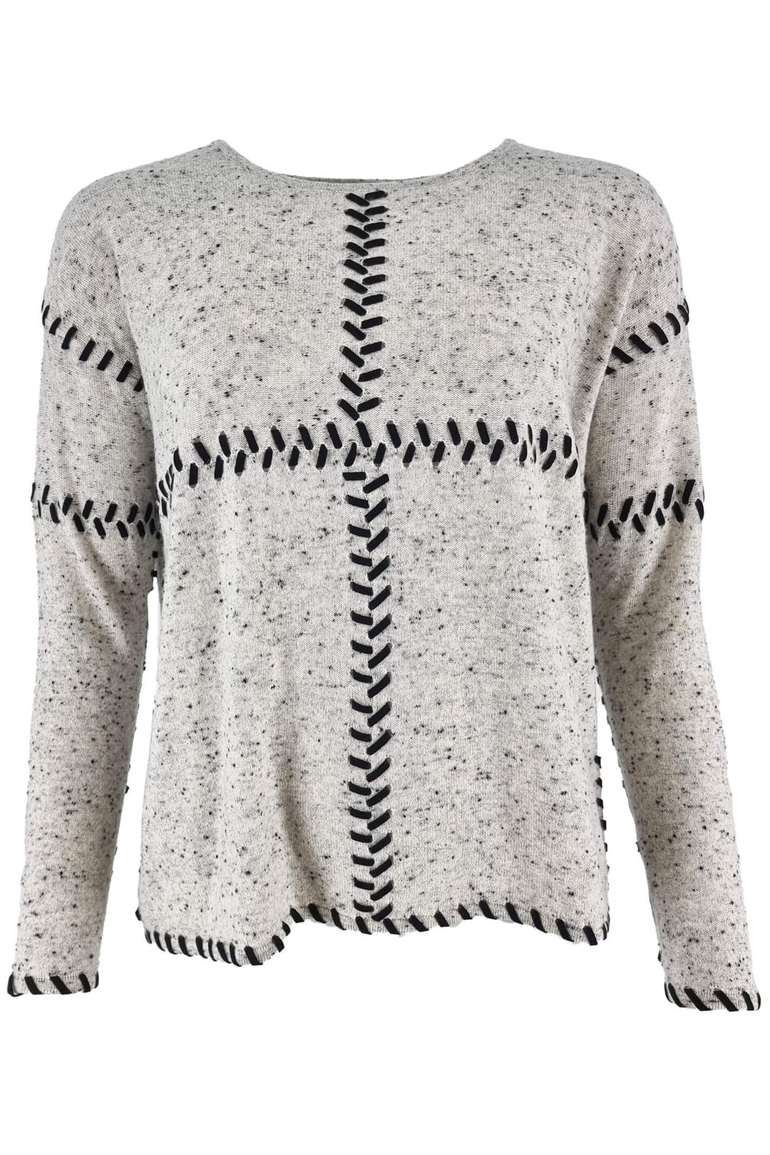 Estheme Cashmere WES1699H Grey Jumper - Shirley Allum Boutique
