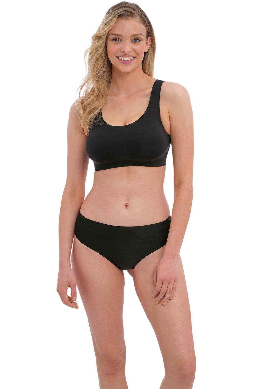 Fantasie FL2326BLK Smoothease Black Bralette - Shirley Allum Boutique