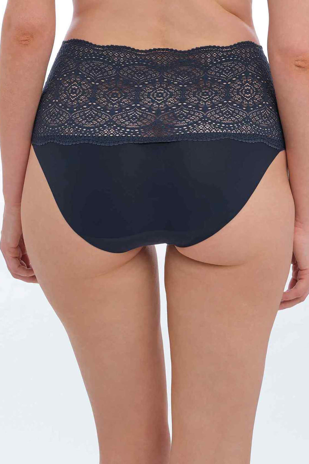 Fantasie FL2330NAY Lace Ease Navy Maxi Brief - Shirley Allum Boutique