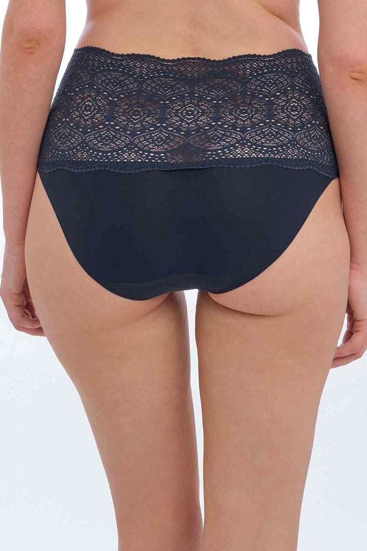 Fantasie FL2330NAY Lace Ease Navy Maxi Brief - Shirley Allum Boutique