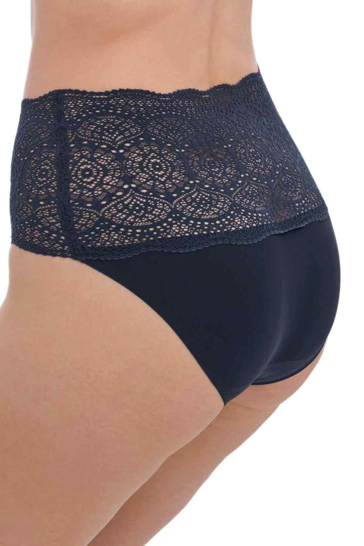 Fantasie FL2330NAY Lace Ease Navy Maxi Brief - Shirley Allum Boutique