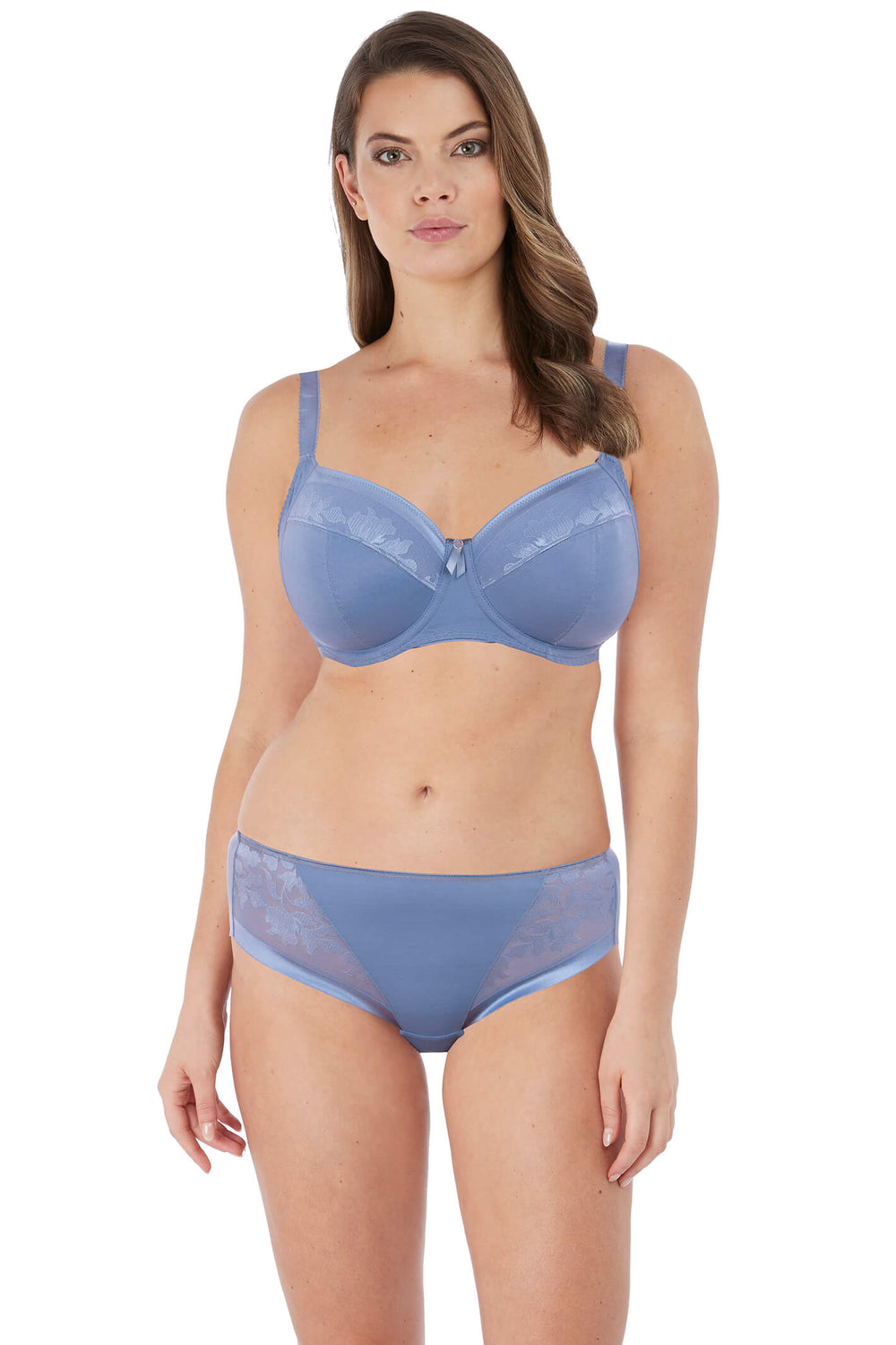 Fantasie FL2985SME Illusion Midi Brief Smokey Blue - Shirley Allum