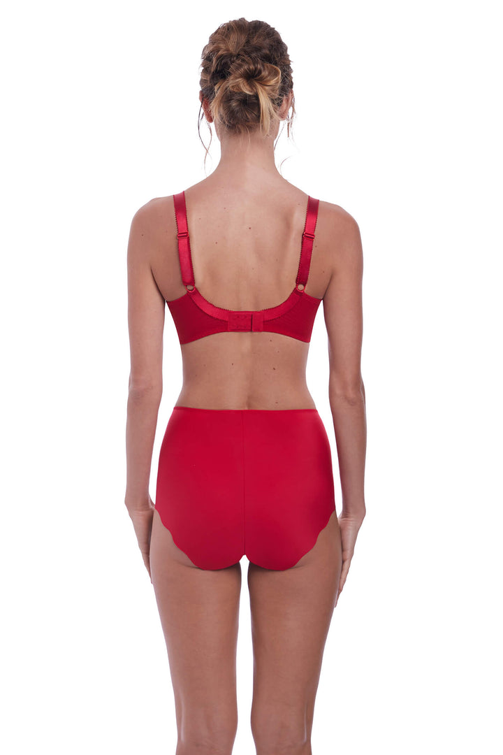 Fantasie FL3212RED Anoushka Red Side Support Plunge Bra - Shirley Allum Boutique