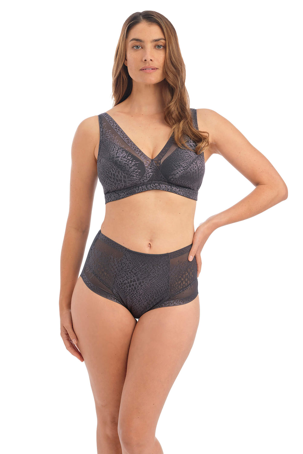 Fantasie FL6913SLE Envisage Slate Grey Soft Bralette - Shirley Allum Boutique