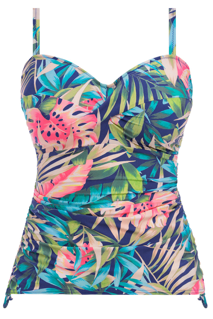 Fantasie FS501731 FRY Langkawi French Navy Underwire Twist Front Swimsuit - Shirley Allum Boutique