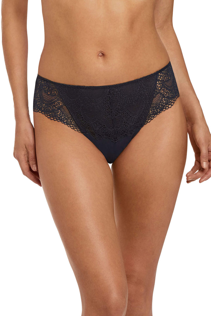 Fantasie Twilight FL2547INK Ink Blue Brailian Thong - SHirley Allum Boutique