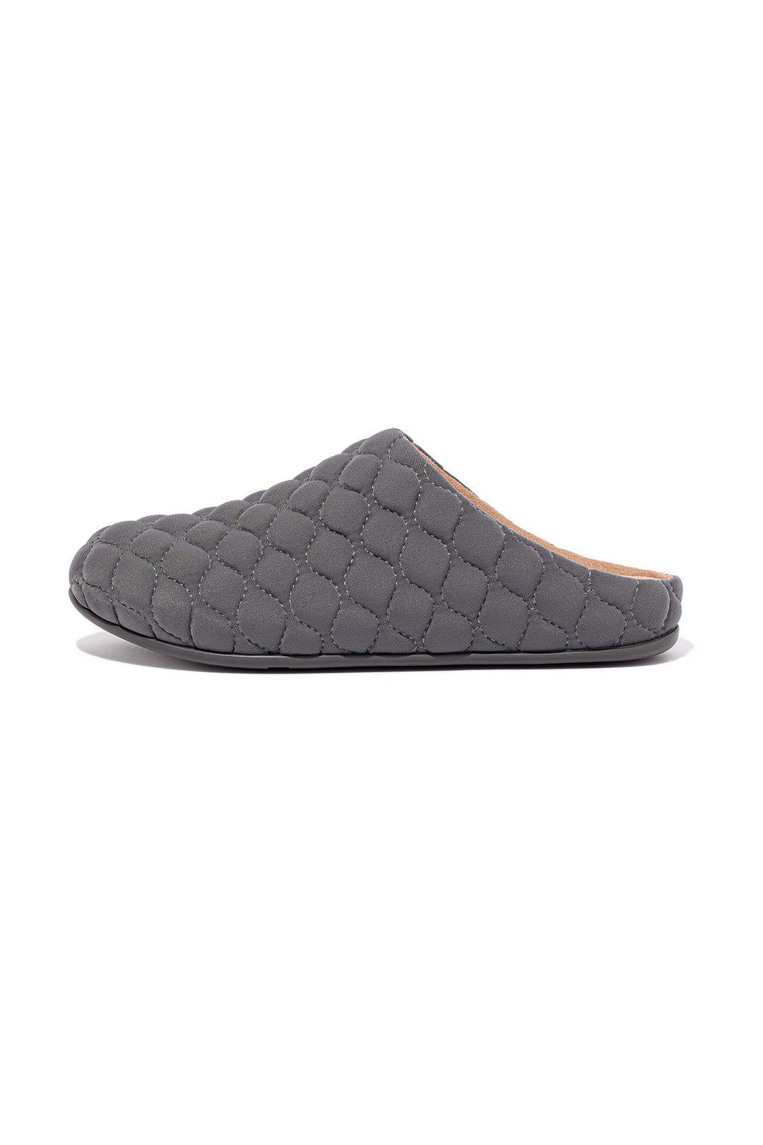 Fitflop Chrissie DY8-861 Pewter Grey Padded Slipper - Shirey Allum Boutique
