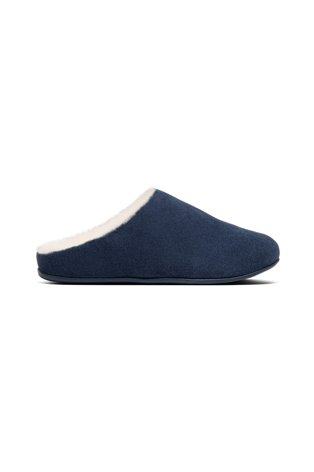 Fitflop N28-399 Chrissie Shearling Midnight Navy Slipper - Shirley Allum Boutique