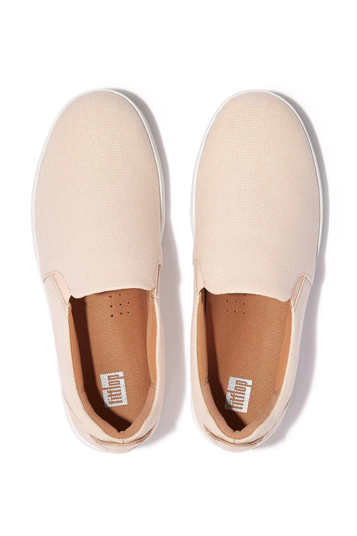 Fitflop Rally FY4-A41 Slip-On Skate Rose Trainer - Shirley Allum Boutique