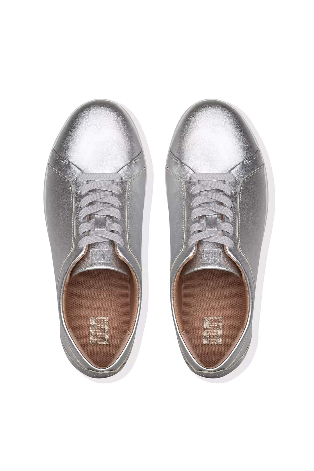 Fitflop Rally X22-011 Silver Trainer - Shirley Allum Boutique