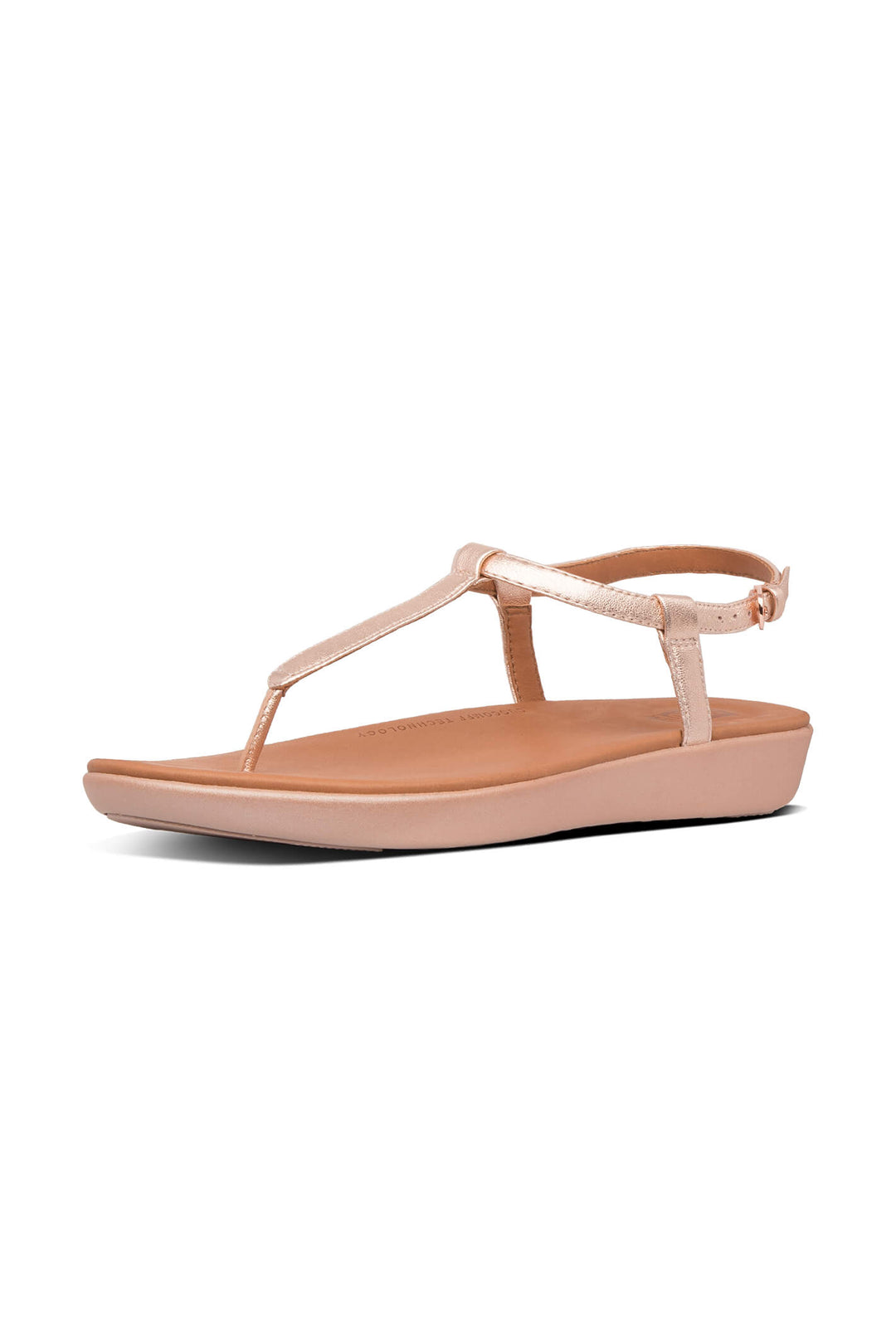 Fitflop Tia L36 Toe-thong Leather Sandal&nbsp;Rose Gold 323 - Shirley Allum#colour_rose-gold-323