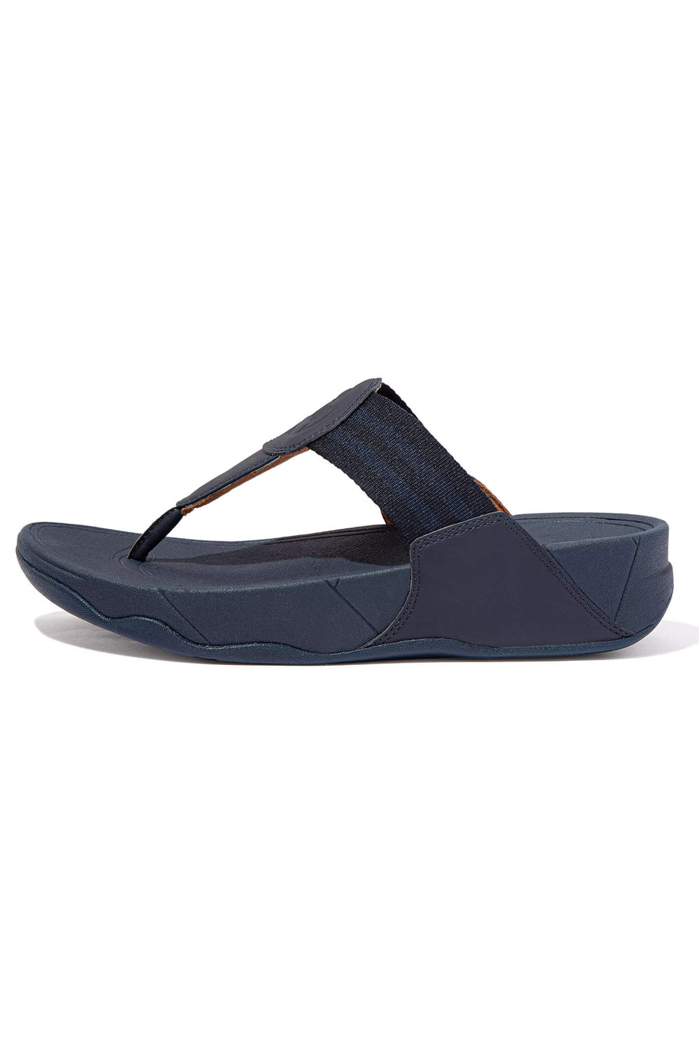 Fitflop Walkstar DX4-399 Toe-Post Navy Sandal - Shirley Allum Boutique