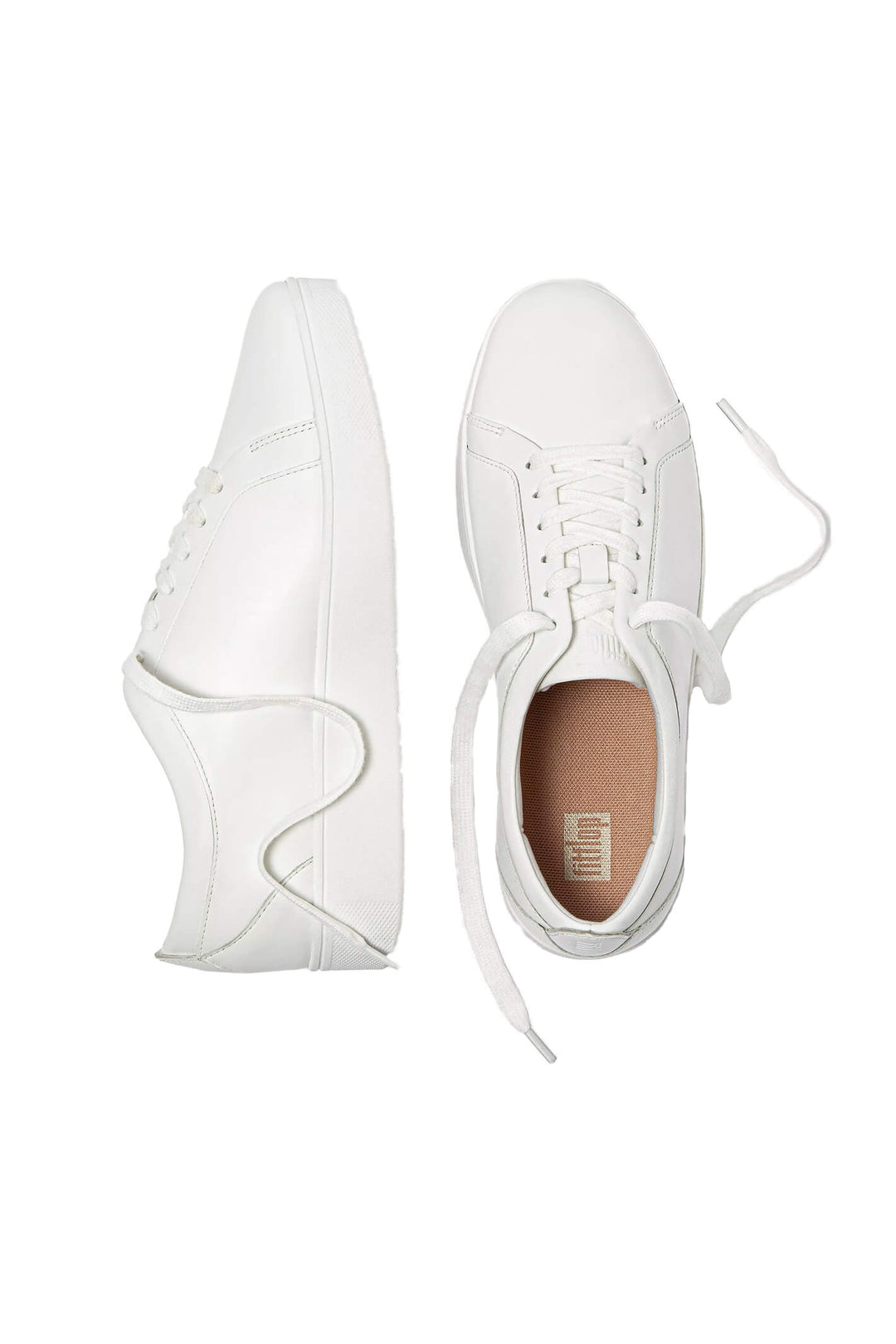 Fitflop X22-194 Rally Leather Urban White Trainer - Shirley Allum Boutique