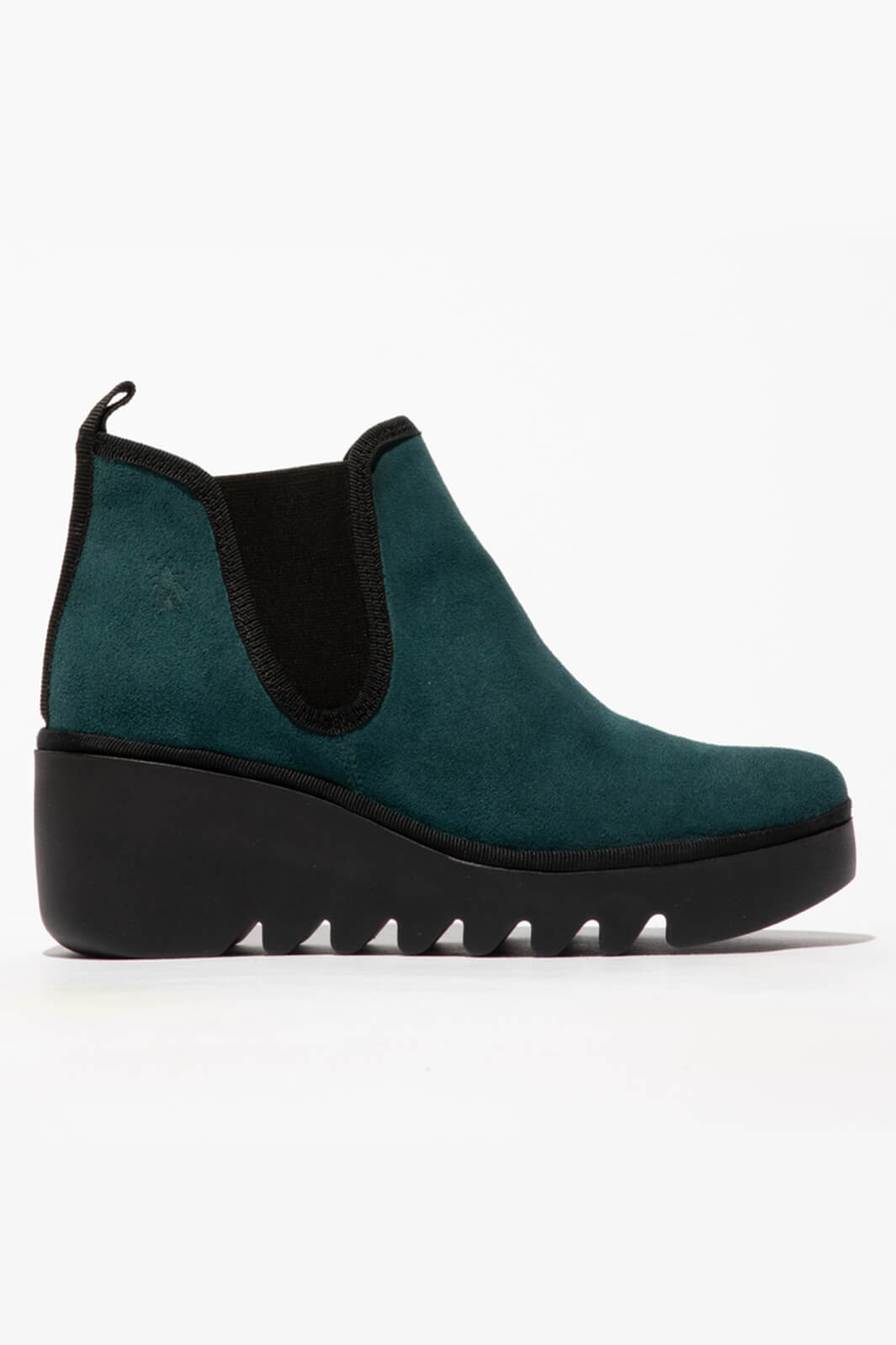 Fly London BYNE349FLY P501349009 Oil Suede Petrol Green Boots - Shirley Allum Boutique