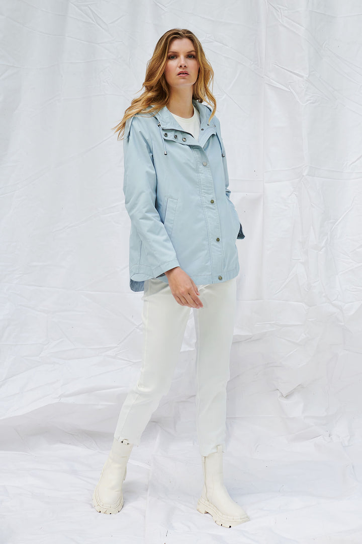 Frandsen 431 428 61 Blue Shower Proof Jacket - Shirley Allum Boutique