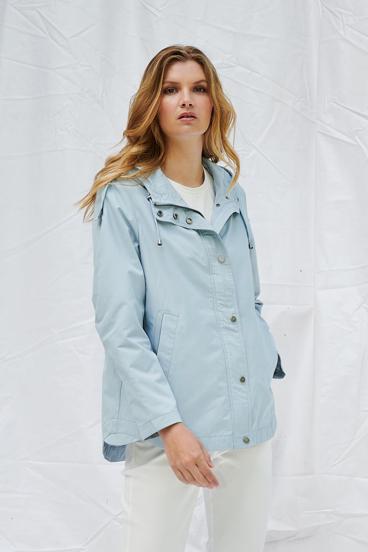 Frandsen 431 428 61 Blue Shower Proof Jacket - Shirley Allum Boutique
