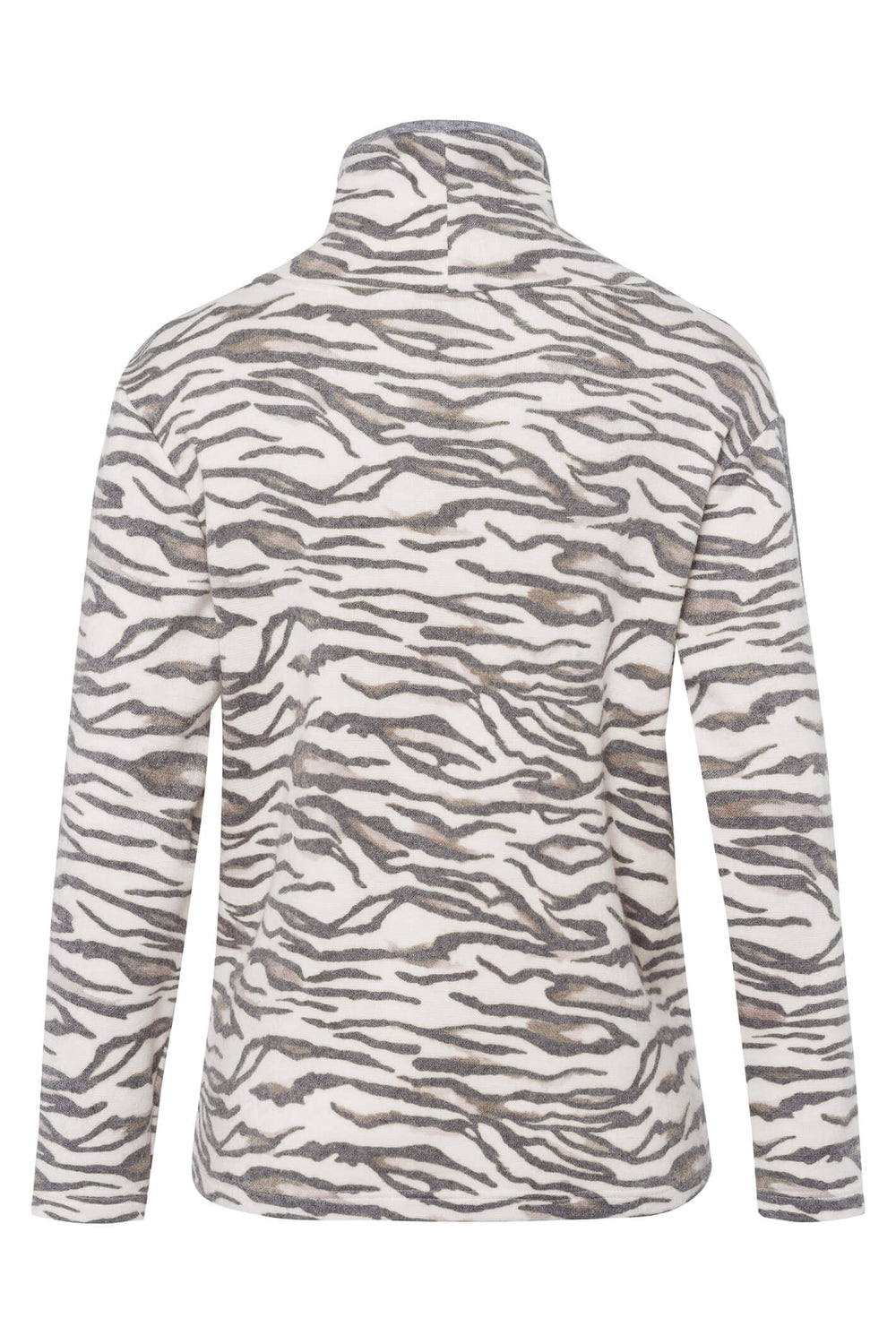 Frank Walder 108013 521-092 Animal Print Cowl Jumper - Shirley Allum Boutique