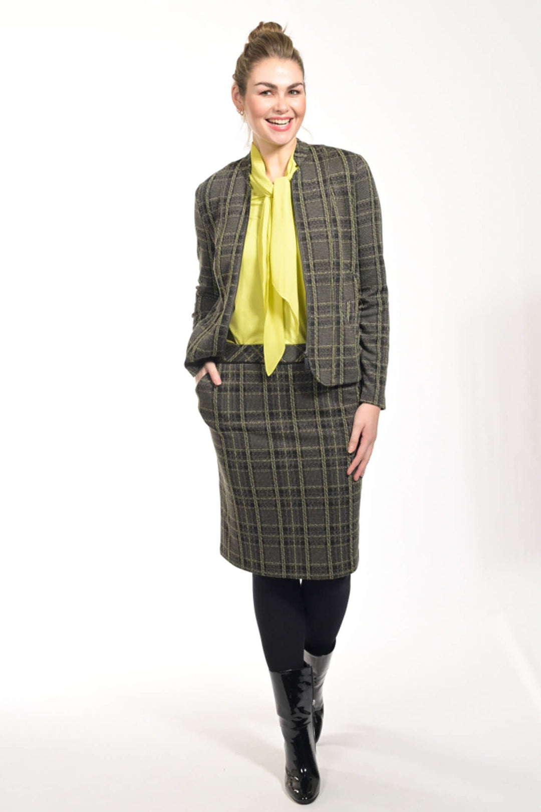 Frank Walder 109.201 Green Pencil Skirt