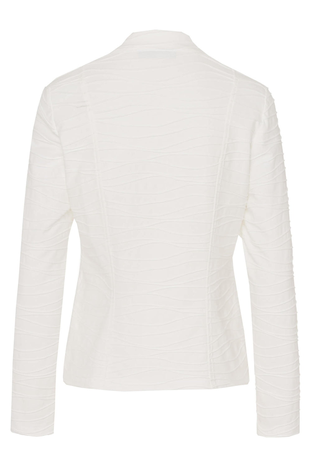 Frank Walder 713313 Ecru Cream Zip Front Jacket - Shirley Allum Boutique