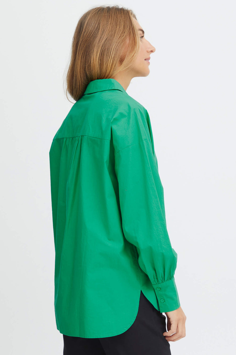 Fransa 20611665 FRPOP Green Shirt - Shirley Allum Boutique