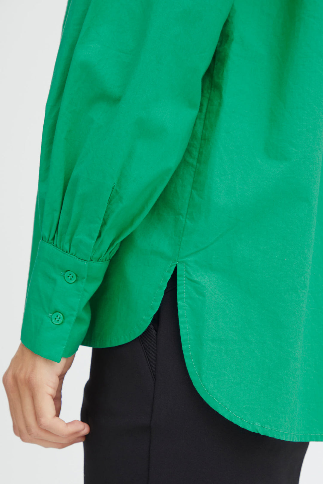 Fransa 20611665 FRPOP Green Shirt - Shirley Allum Boutique