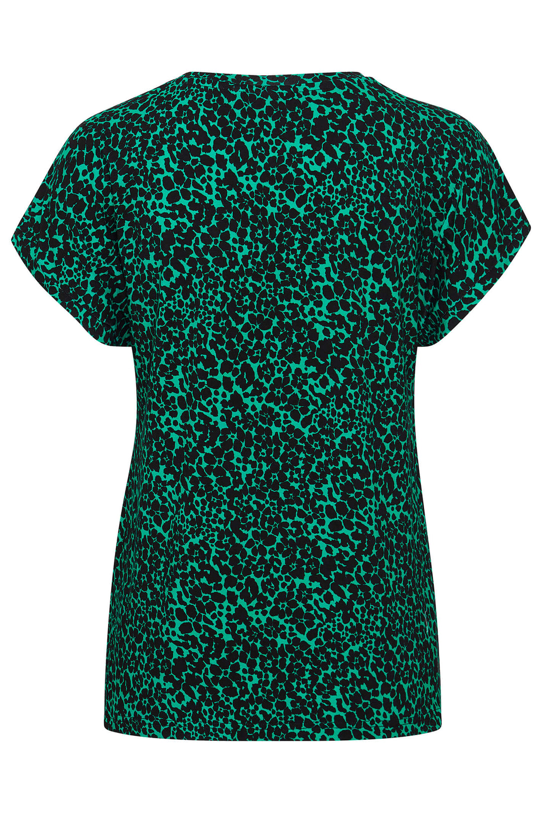 Fransa 20611791 FREMFLORAL Green Top - Shirley Allum Boutique