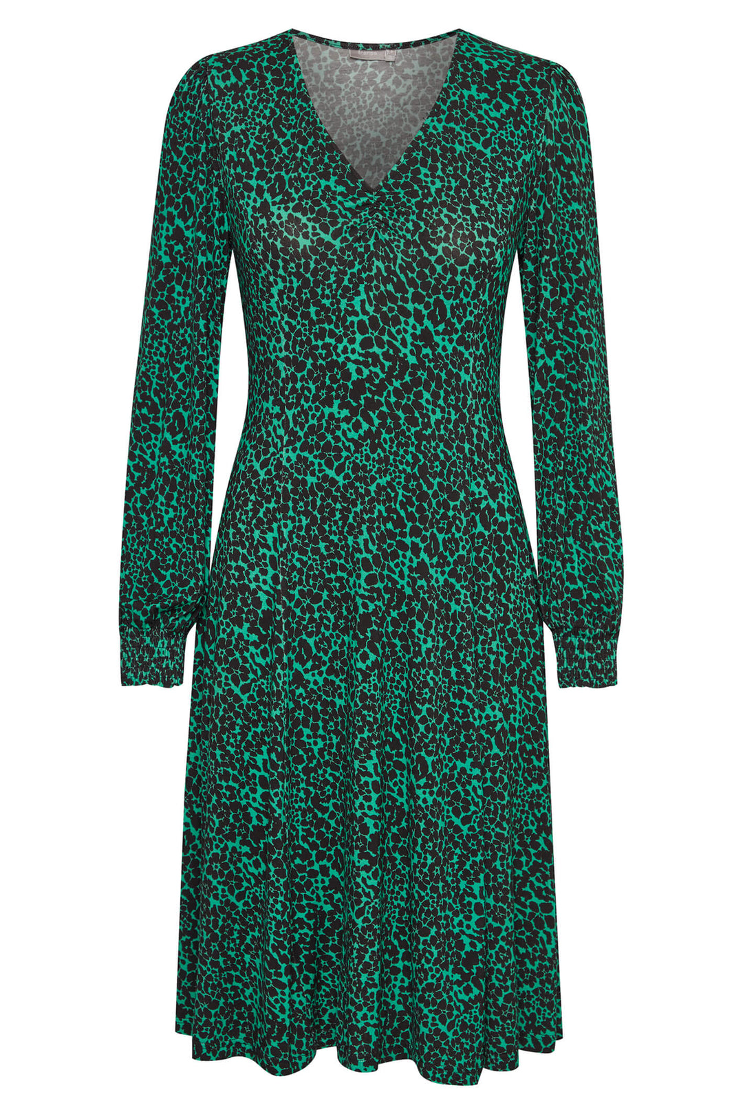 Fransa 20611792 FREMFLORAL Green Dress - Shirley Allum Boutique