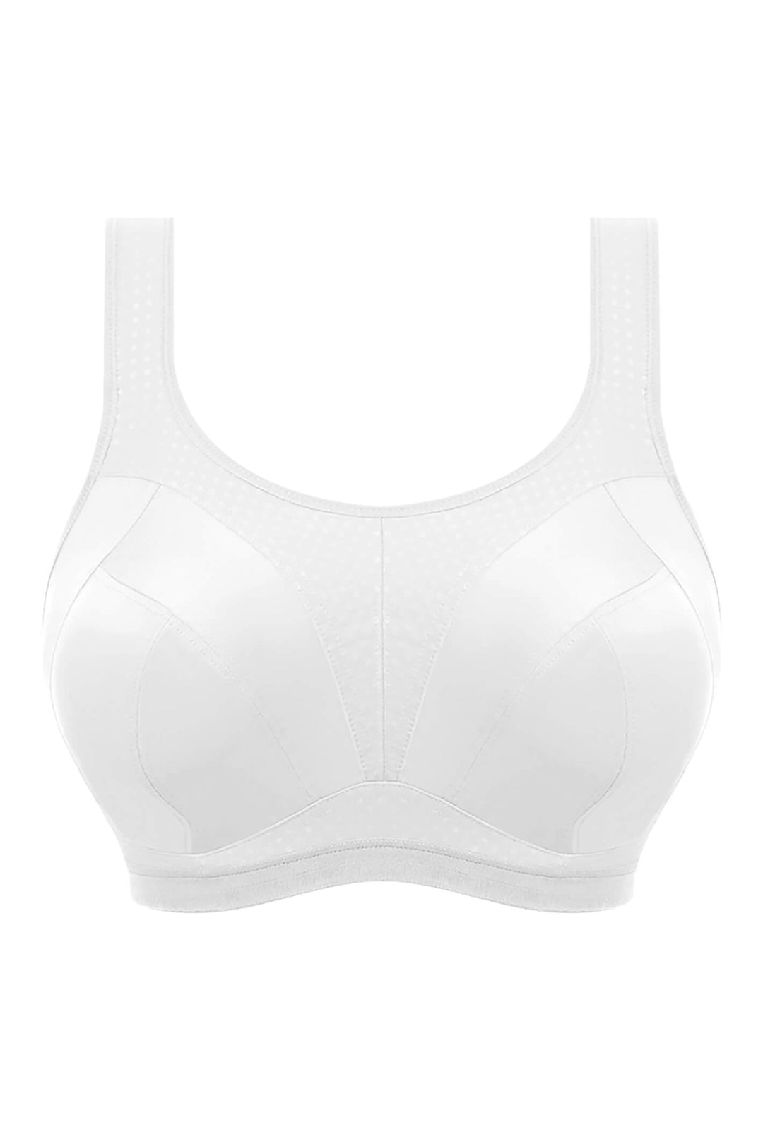 Freya AC4014WHE Active Dynamic White Soft Cup Crop Top Sports Bra - Shirley Allum Boutique