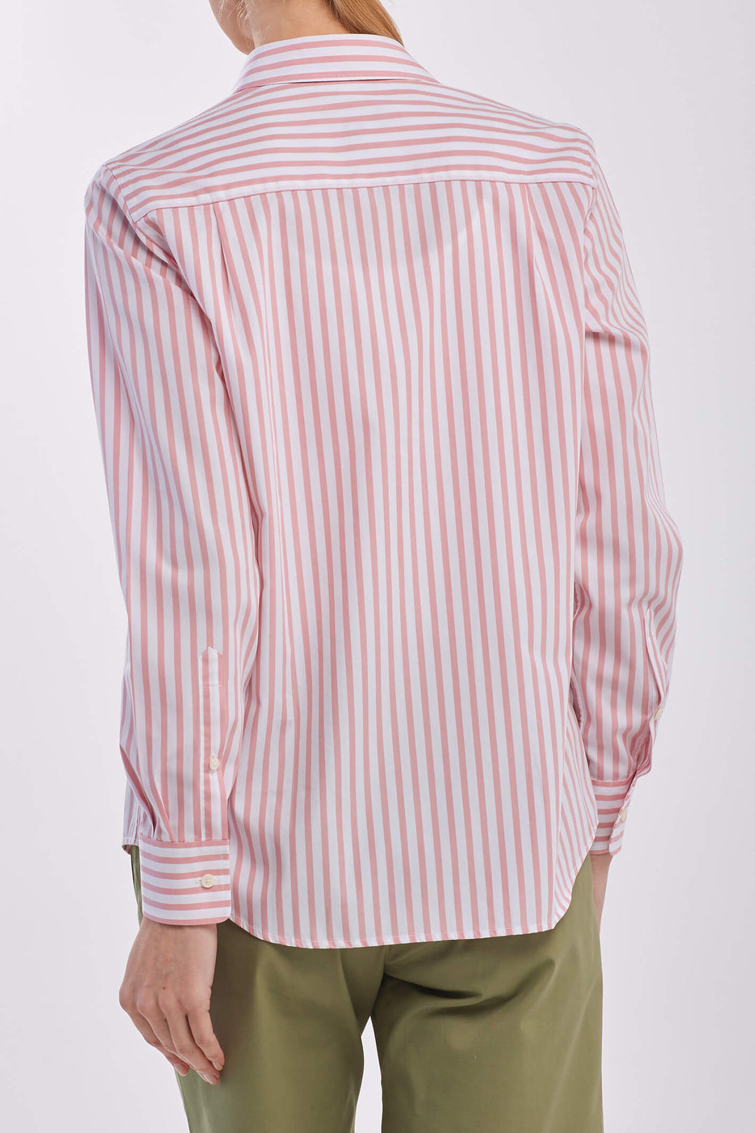 Gant 4300041 The Broadcloth Striped Shirt Summer Rose - Shirley Allum#colour_summer-rose