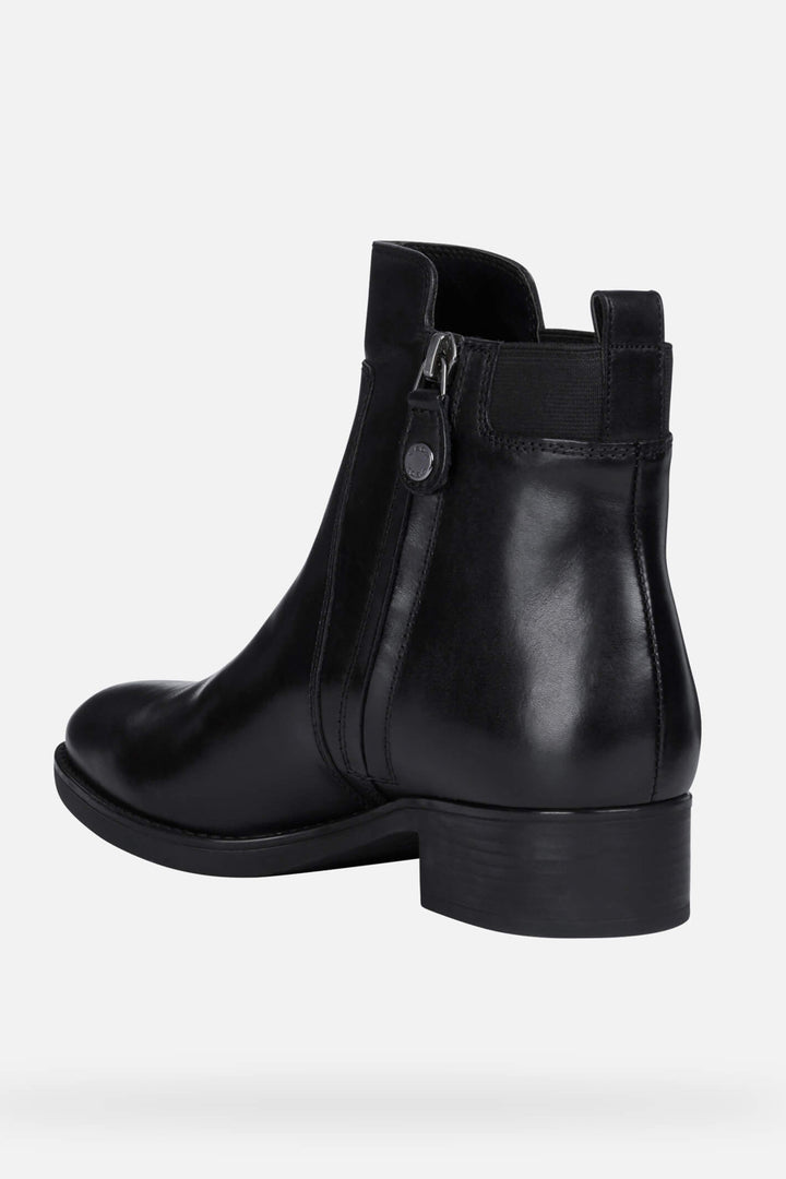 Geox Felicity D94G1G00043C9999 Black Ankle Boot - Shirley Allum Boutique