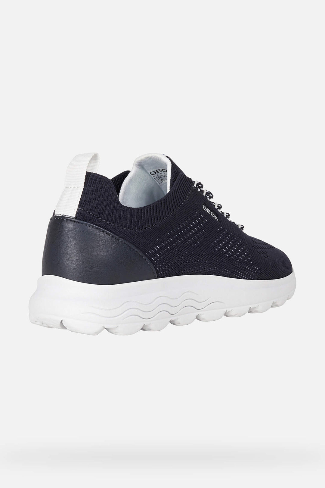 Geox Spherica D15NUA0006KC4002 Knitted Navy Trainer - Shirley Allum Boutique