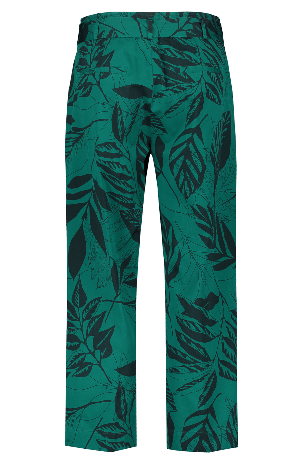 Gerry Weber 720020-31412 5111 Seaweed Pine Print Trousers - Shirley Allum Boutique