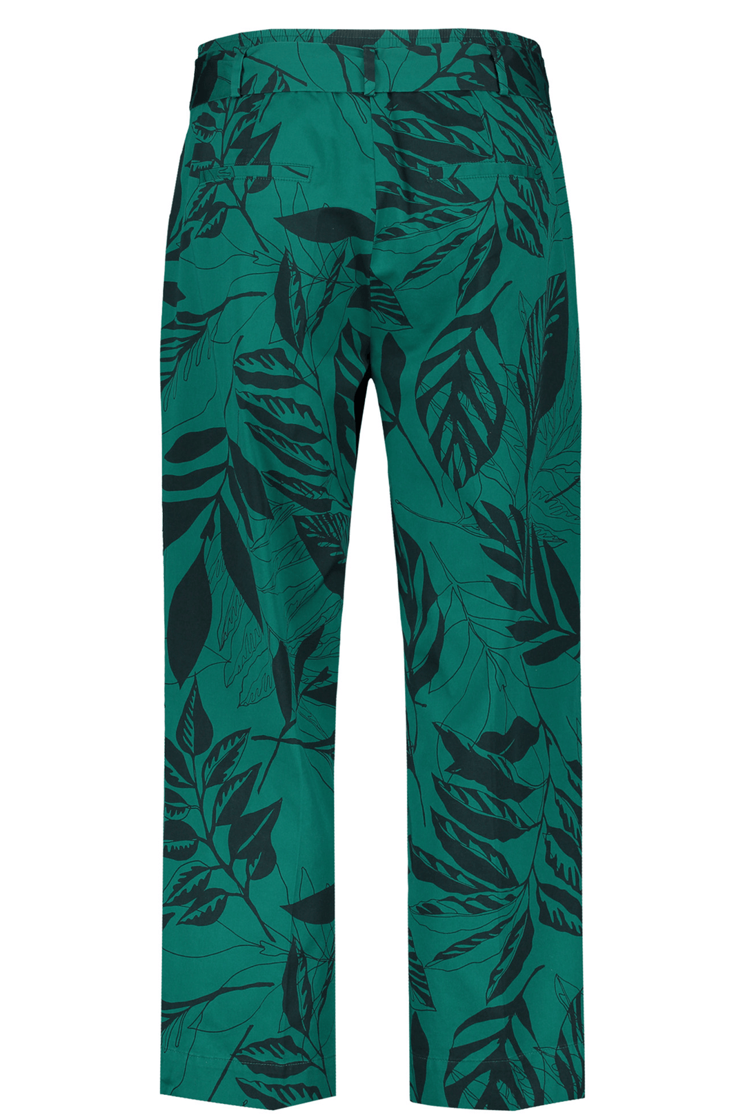 Gerry Weber 720020-31412 5111 Seaweed Pine Print Trousers - Shirley Allum Boutique