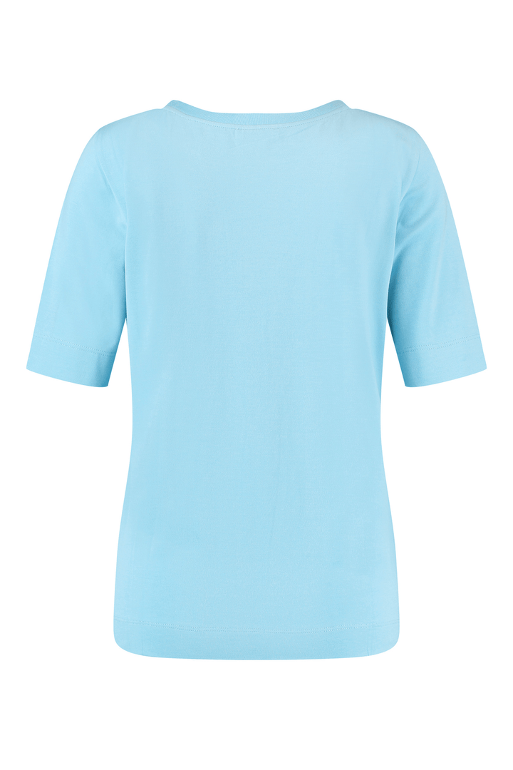Gerry Weber 770200-35001 80902 Sky Blue T-Shirt - Shirley Allum Boutique