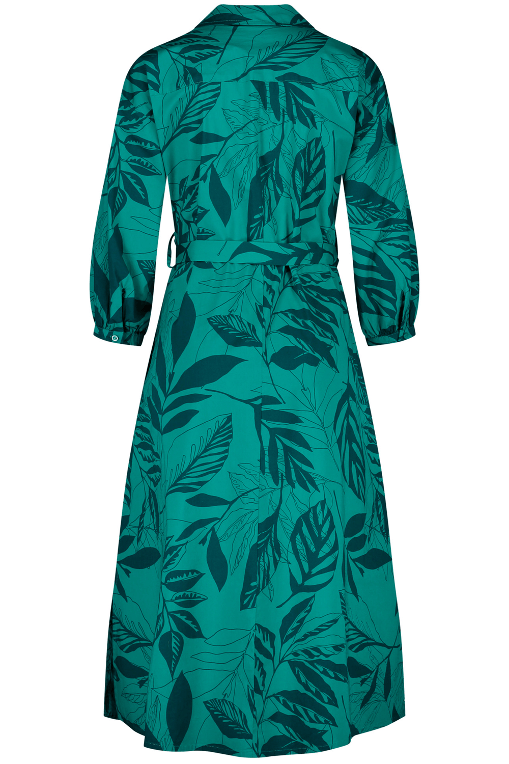 Gerry Weber 780011-31513 5111 Green Seaweed Pine Print Dress - Shirley Allum Boutique