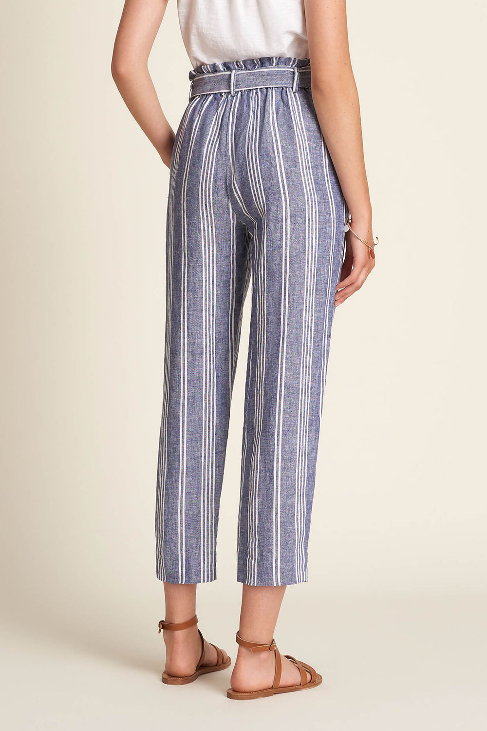 Hatley SSL1473 Paper Bag Pants Shore Stripe Trouser - Shirley Allum
