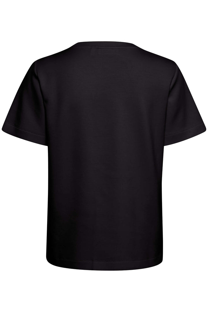 InWear 30106201 194008 VincentIW Karmen Black T-Shirt - Shirley Allum Boutique