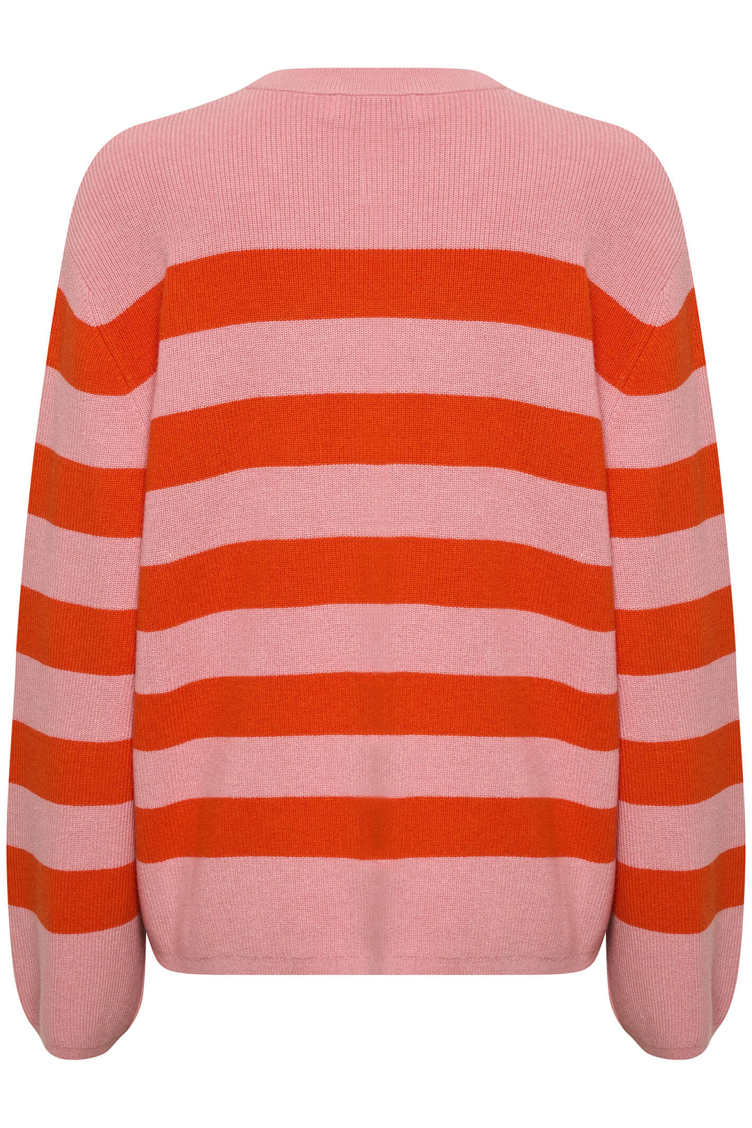 InWear 30108076 301905 AbigailIW Pink Stripe Jumper - Shirley Allum Boutique