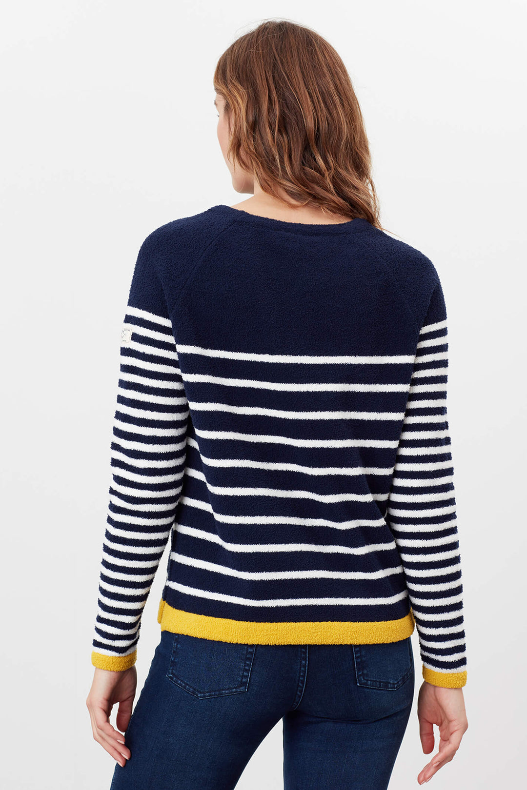 Joules 211575 Seaport Striped Jumper Navy - Shirley Allum#colour_navy