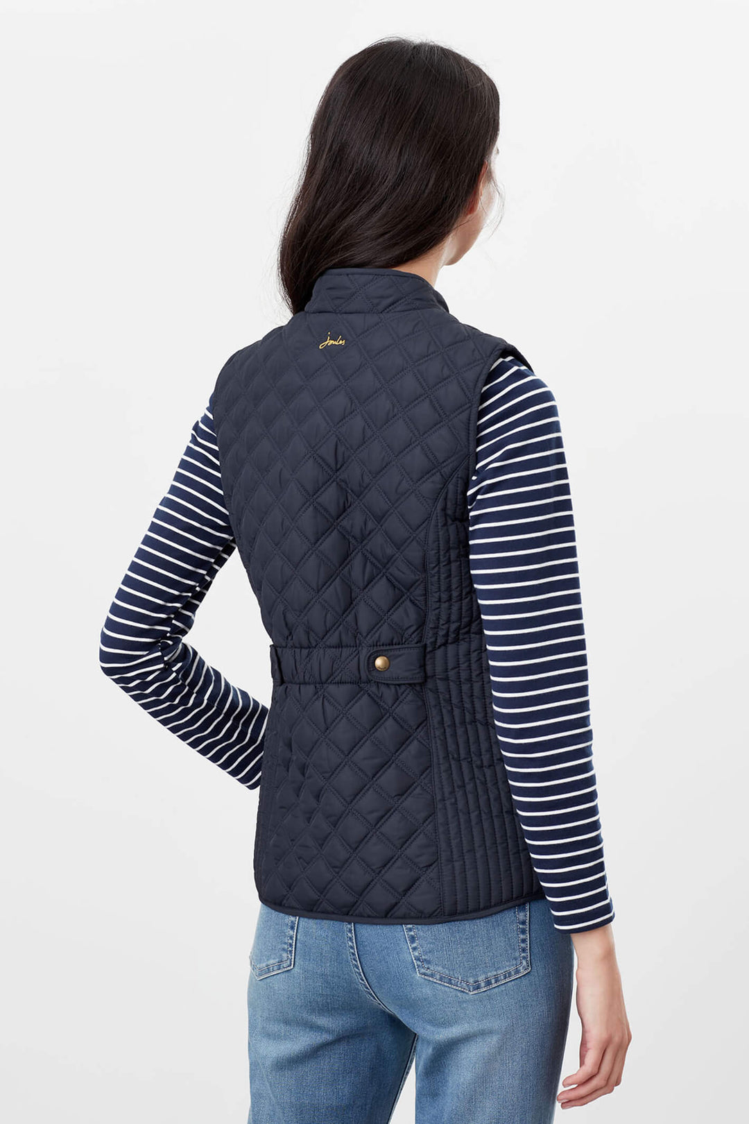 Joules 213293 Minx Padded Gilet Navy - Shirley Allum#colour_navy
