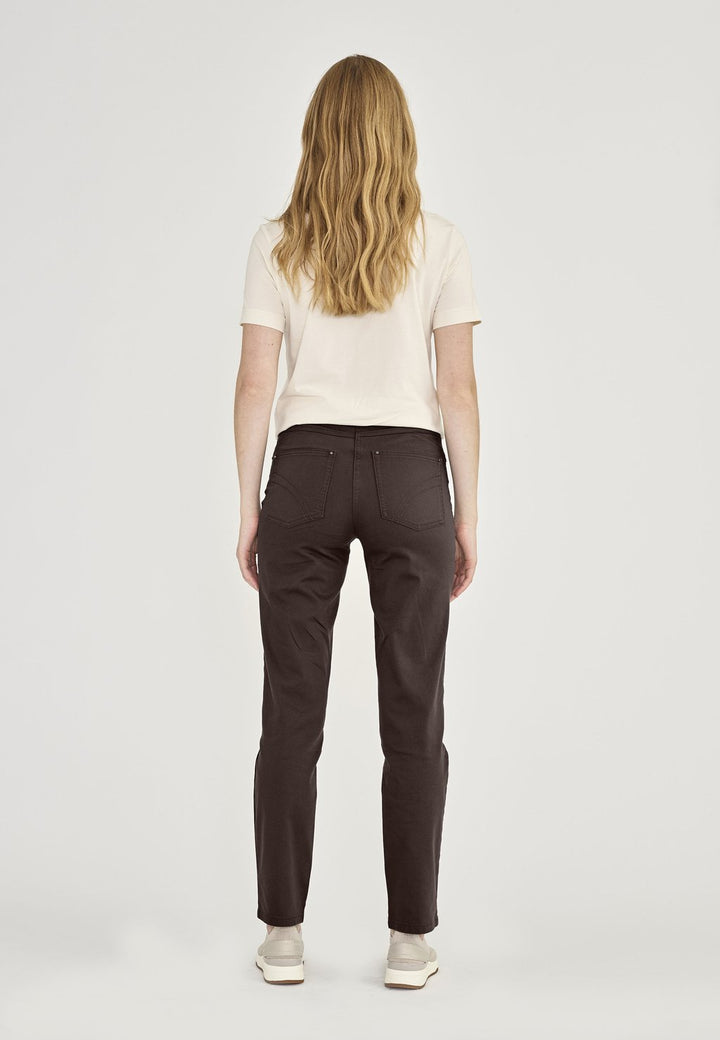 LauRie 100489 88000 Hannah Medium Length Brown Jeans - Shirley Allum Boutique