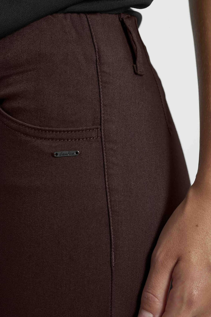 LauRie 27316 88000 Kelly Medium Length Brown Trousers - Shirley Allum Boutique