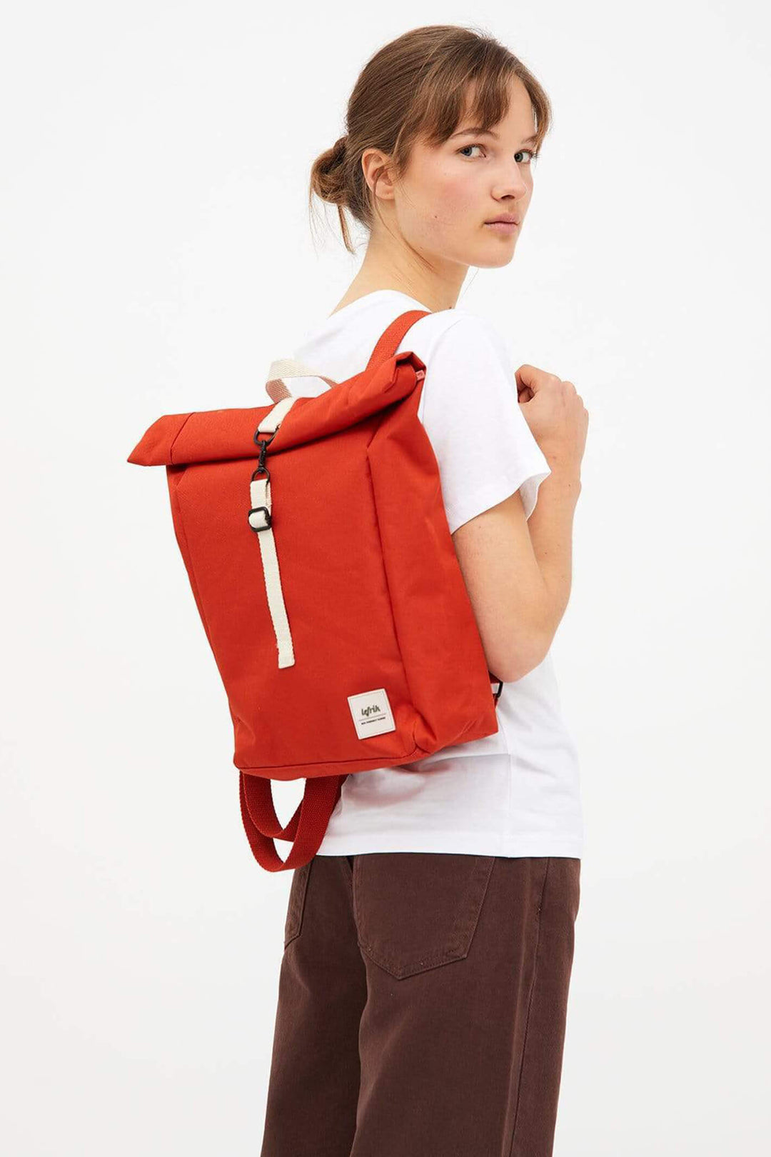 Lefrik Roll Mini Rust Backpack Bag - Shirley Allum Boutique