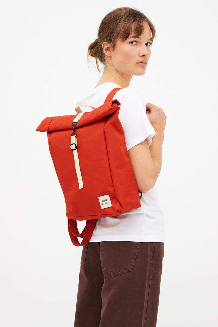 Lefrik Roll Mini Rust Backpack Bag - Shirley Allum Boutique