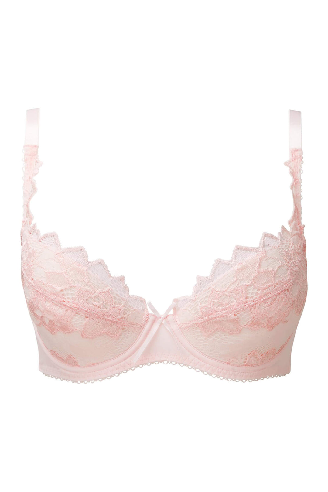 Lepel 93200 Fiore Soft Pink Padded Plunge Bra - Shirley Allum Boutique