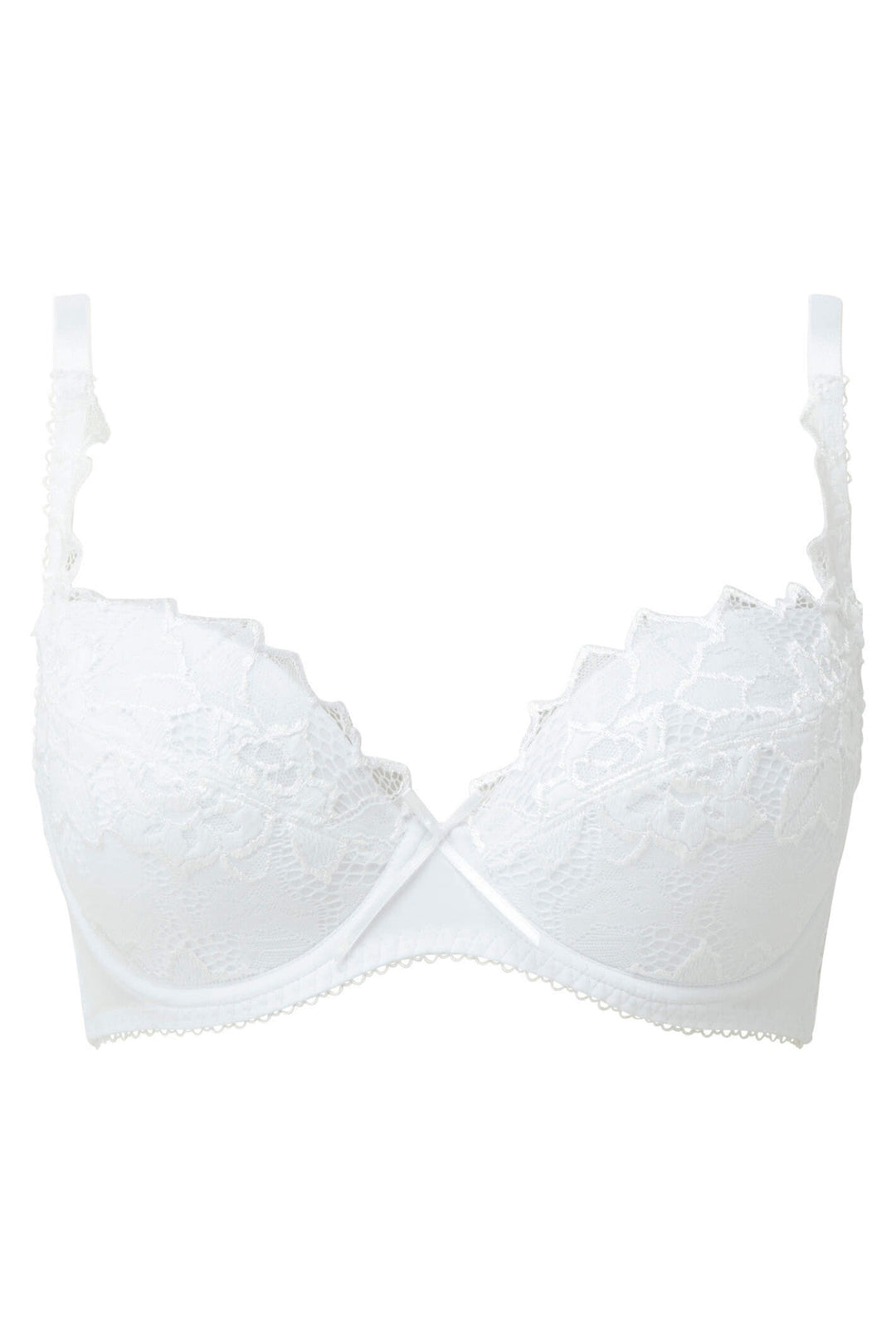 Lepel 93200 Fiore White Padded Plunge Bra - Shirley Allum Boutique