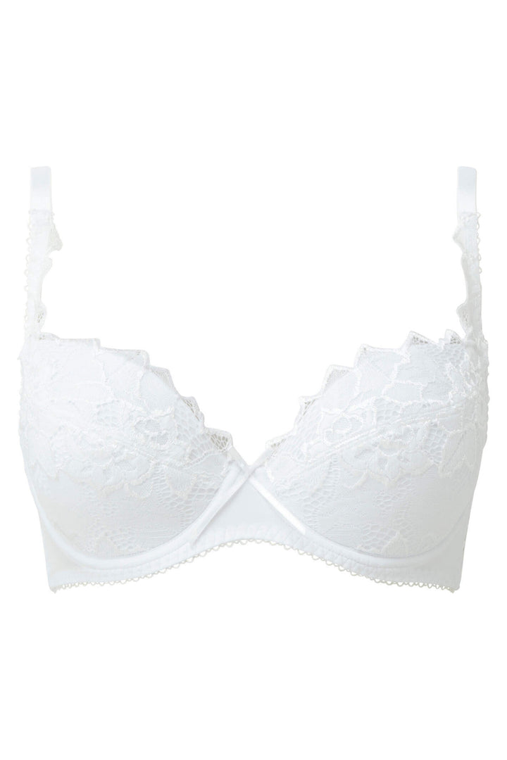 Lepel 93200 Fiore White Padded Plunge Bra - Shirley Allum Boutique